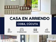 CASA EN ARRIENDO, UBICADA EN CÚCUTA CEIBA