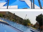 Casa en condominio, con alberca, vigilancia, en Emiliano...