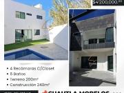 CASA EN CUAUTLA MORELOS CON ALBRECA