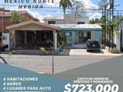 Casa en M É R I D A con 300 m2 de Jardín COL. MEX. NTE