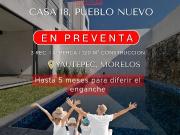 Casa en preventa, alberca y jardin privados en Yautepec,...