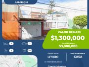 Casa en Remate Bancario – Excelente Oportunidad de Inversión