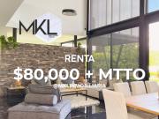 casa en renta $80,000 + mtto en el campanario, en venta...