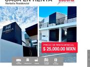 CASA EN RENTA DENTRO DE MARBELLA RESIDENCIAL CIUDAD JUAREZ