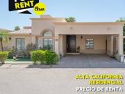 Casa en renta en Alta California Residencial Sección Solano