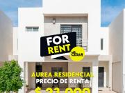 Casa en renta en aurea residencial