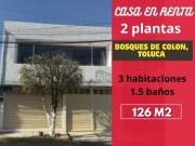 Casa en Renta en Bosques de Colón, Toluca Estado de México
