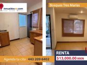 CASA EN RENTA EN BOSQUES TRES MARIAS, MORELIA