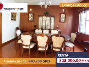 CASA EN RENTA EN EL CENTRO HISTORICO, MORELIA