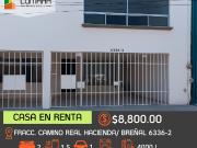 Casa en renta en La Hacienda, Puebla, Puebla