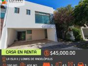 Casa en renta en Lomas de Angelópolis, San Andrés...