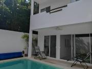 CASA EN RENTA EN PUERTO MORELOS 3 RECAMARAS ALBERCA PRIVADA