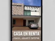 Casa en Renta en Solares Coto Fontee Zapopan Con Alberca