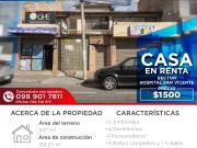 CASA EN RENTA IBARRA SECTOR HOSPITAL SAN VICENTE