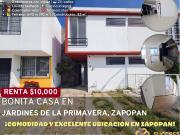 Casa en Renta – Jardines de la Primavera, Zapopan