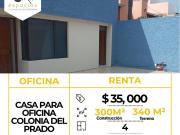 CASA EN RENTA PARA CONSULTORIOS EN LA COLONIA DEL PRADO, QRO