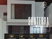 CASA EN RENTA SIN MUEBLES EN SONTERRA 1