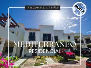 CASA EN RENTA SIN MUEBLES MEDITERRANEO RESIDENCIAL 3...