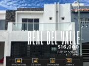 CASA EN RENTA SIN MUEBLES REAL DEL VALLE COTO 8