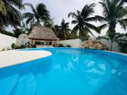 Casa en segunda fila de la playa, en renta, Chicxulub Puerto