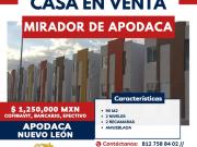 CASA EN VENTA APODACA, N.L