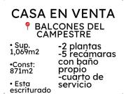 CASA EN VENTA BALCONES DEL CAMPESTRE EN LEÓN, GTO