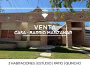 CASA EN VENTA BARRIO MANZANAR CIPOLLETTI