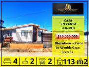 Casa en venta c/ estacionamiento en Hualpén