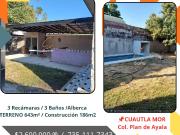 CASA EN VENTA Col.Plan de Ayala
