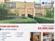 CASA EN VENTA COLONIA LA PAZ. IDEAL PARA RESTAURACIÓN O...