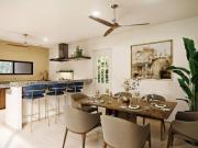 Casa en venta con jardín privado, Cholul, Mérida