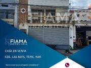 CASA EN VENTA CON LOCAL COMERCIAL EN VENTA, COL. LAS...