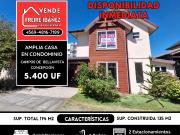 CASA EN VENTA CONDOMINIO CAMPOS DE BELLAVISTA 3D 3B 2E B