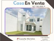 Casa en Venta CUAUTLA MORELOS Colonia Niño Artillero Cuautla