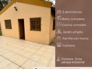 Casa en alquiler de 3 dormitorios c/ cochera en fontana