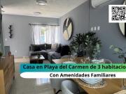 Casa en Venta de 3 habitaciones en Playa del Carmen con...