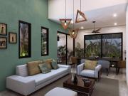 Casa en venta de una planta en Cholul