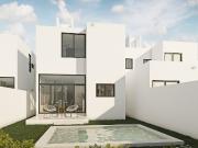 Casa en venta dentro de privada con lago en Conkal al...