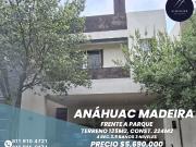 Casa en Venta en Anáhuac Madeira, de 3 niveles, frente a...
