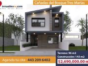 CASA EN VENTA EN CAÑADAS DEL BOSQUE TRES MARIAS, MORELIA