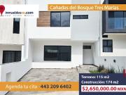 CASA EN VENTA EN CAÑADAS DEL BOSQUE TRES MARIAS, MORELIA