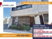 CASA EN VENTA EN CAÑADAS DEL BOSQUE TRES MARIAS, MORELIA