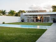 Casa en venta en Cholul Mérida de una planta con alberca...