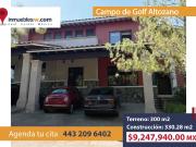 CASA EN VENTA EN CLUB Y DENTRO DEL CAMPO DE GOLF...