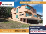 CASA EN VENTA EN CLUB Y DENTRO DEL CAMPO DE GOLF...