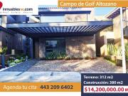 CASA EN VENTA EN CLUB Y DENTRO DEL CAMPO DE GOLF...