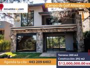 CASA EN VENTA EN CLUB Y DENTRO DEL CAMPO DE GOLF...