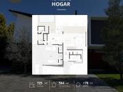 Casa con 725 m² de superficie de terreno, 4 habitaciones...