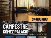 Casa en Venta en El Campestre, Gómez Palacio, Durango