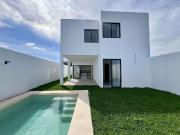 CASA EN VENTA EN ESQUINA CON 4 HABITACIONES Y ALBERCA,...